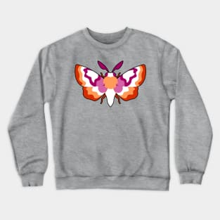 Lesbian Pride Moth Crewneck Sweatshirt